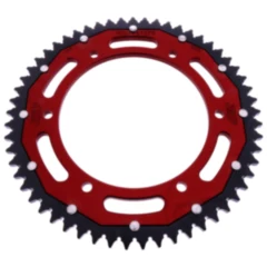 Kettenrad Dual 57Z Teilung 428 rot ZF Innendurchmesser 136 Lochkreis 156 passend für: Fantic Caballero, XEF, XMF
