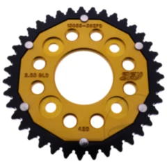 Kettenrad Dual 39Z Teilung 420 gold ZF Innendurchmesser 058 Lochkreis 090 passend für: Honda MSX, Z