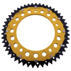 Kettenrad Dual 49Z Teilung 525 gold ZF IINNEND 140 Lochkreis 169 passend für: Indian FTR