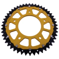 ZF Dual Kettenrad 48Z Teilung 530 gold für Motorräder
