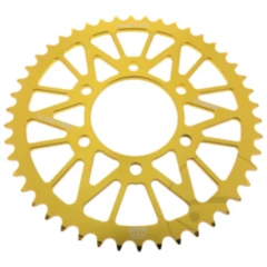 Alu - Kettenrad 46Z Teilung 520 gold JT Innendurchmesser 080 Lochkreis 104 passend für: Kawasaki Z, ZX - 6R, KLE