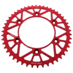 Alu - Kettenrad 48Z Teilung 520 rot JT Innendurchmesser 125 Lochkreis 150 passend für: Husqvarna FE, FC, TE