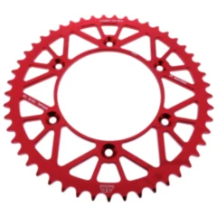 Alu - Kettenrad 49Z Teilung 520 rot JT Innendurchmesser 125 Lochkreis 150 passend für: Husqvarna FE, FC, TE