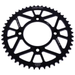Alu - Kettenrad 49Z Teilung 428 schwarz JT Innendurchmesser 080 Lochkreis 100 passend für: AJP PR3