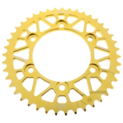 Alu-Kettenrad 43Z Gold für Motorräder