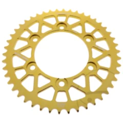 Alu-Kettenrad 46Z 525 gold für Motorräder