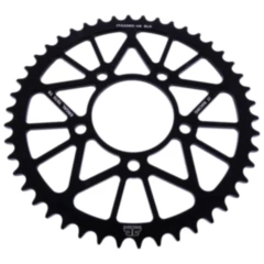 Alu - Kettenrad 46Z Teilung 520 schwarz JT Innendurchmesser 076 Lochkreis 100 passend für: QJMotor SRK