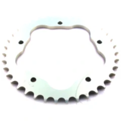 Alu - Kettenrad 41Z Teilung 525 silber für Kettenradträger 7585011 passend für: Ducati Hypermotard, Monster, 916