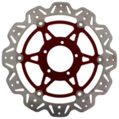 Bremsscheibe VEE EBC rot passend für: Ducati Monster, Multistrada, Hypermotard