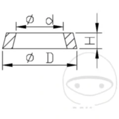 Dichtring Federbein Kayaba passend für: Kawasaki ZX - 10R