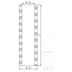 Cartridgefeder 25N/mm Kayaba 105 mm 26 mm passend für: Kawasaki KX