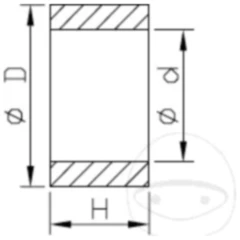 Augenlager Federbein Kayaba passend für: Sherco SE, SEF