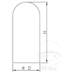 Blase für Federbein Kayaba 46/118 passend für: CAN - AM DS
