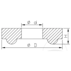 Anschlaggummi Kayaba für DICHTKOPF 16 mm passend für: Kawasaki KX, KLX
