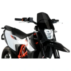 Sportscheibe Puig Neue Generation für Nakedbike dunkel