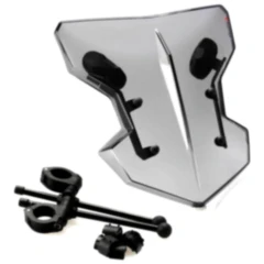 Scheibe FLANKER Puig rauchgrau passend für: Kawasaki Z, Vulcan, W, Honda CB, CBF, CMX