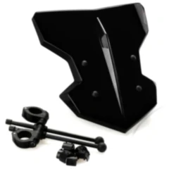 Scheibe FLANKER Puig schwarz passend für: Kawasaki Z, Vulcan, W, Honda CB, CBF, CMX