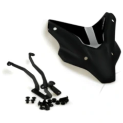 Puig Sport Windschutzscheibe New Generation Schwarz für Motorräder