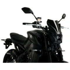 Sportscheibe für Naked Bikes Puig schwarz