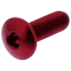 Linsenschraube JMP Bolt M4X0.5 mm 12 mm Aluminium rot