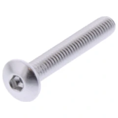 Linsenschraube JMP Bolt M4X0.7 mm 25 mm Alu silber