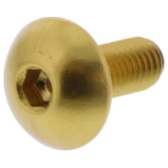Linsenschraube JMP Bolt M5X0.8 mm 12 mm Alu gold