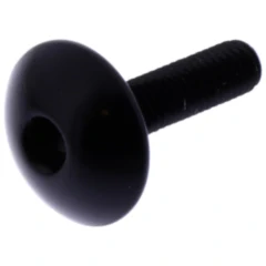 DOME HEAD BOLT M5X0.8MM 20MM ALUMINIUM BLACK