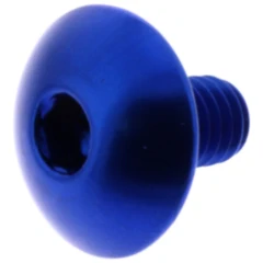 Linsenschraube JMP Bolt M6X1.00 mm 10 mm Alu blau