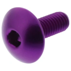 Linsenschraube JMP Bolt M6X1.00 mm 16 mm Alu violett