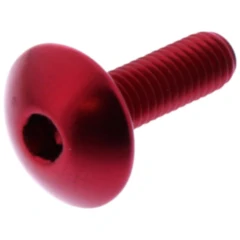 Linsenschraube JMP Bolt M6X1.00 mm 20 mm rot
