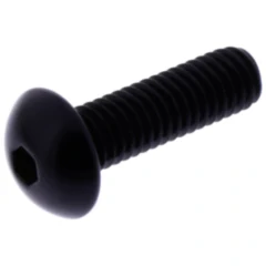 Linsenschraube JMP Bolt M6X1.00 mm 20 mm schwarz für Motorräder