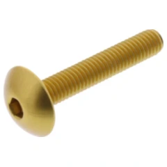 Linsenschraube JMP Bolt M6X1.00 mm 35 mm Alu gold