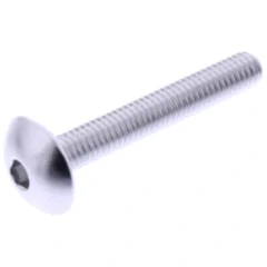Linsenschraube JMP Bolt M6X1.00 mm 40 mm Aluminium silber