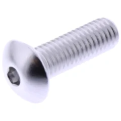 Linsenschraube JMP M8X1.25mm 25mm Aluminium silber