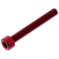 Zylinderschraube JMP Bolt M4X0.7mm 30mm Aluminium rot
