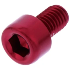 Zylinderschraube Innensechskant M5X0.8 mm 8 mm Alu rot