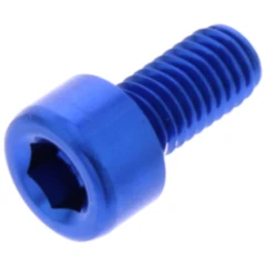 Zylinderschraube JMP Bolt M5X0.8 mm 10 mm Alu blau