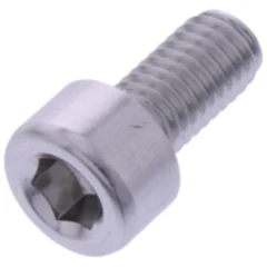Zylinderschraube für Motorräder JMP M5X0.8 mm 10 mm Aluminium silber