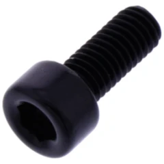 Zylinderschraube M5X0.8 mm 12 mm Aluminium schwarz