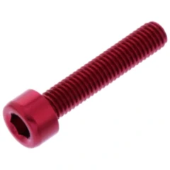 Zylinderschraube JMP M5X0.8 mm 25 mm Alu rot