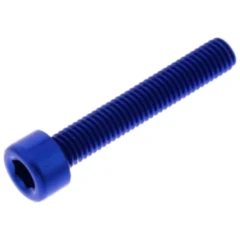 Zylinderschraube JMP Bolt M5X0.8 mm 30 mm Alu blau