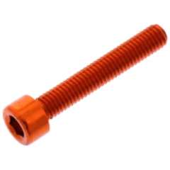 Zylinderschraube M5x0.8mm 30mm Alu in orange