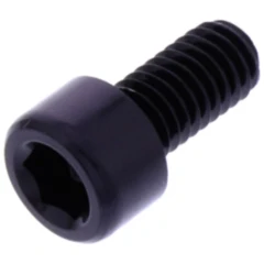 Zylinderschraube M6X1.00 mm 12 mm Alu schwarz