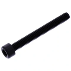 Zylinderschraube M6X1.00mm 50mm Aluminium schwarz