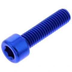 Zylinderschraube JMP Bolt M8X1.25 mm 30 mm Alu blau