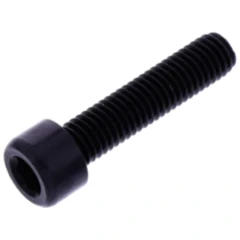 Zylinderschraube für Motorräder M8x1.25mm 35mm Aluminium schwarz
