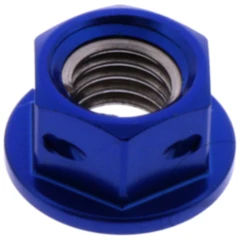 Kettenradmutter JMP M8x1.25 mm Alu Racing blau
