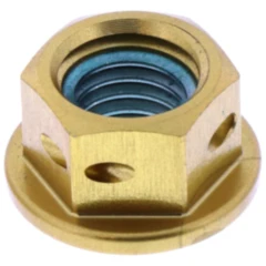 Kettenradmutter JMP M8X1.25 mm Aluminium Racing gold