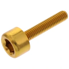 Zylinderschraube JMP Bolt M4X0.7 mm 20 mm Alu gold