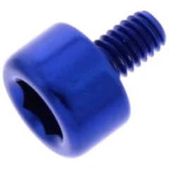 Zylinderschraube M4X0.7 mm 6.5 mm Aluminium blau für Motorräder